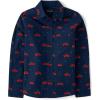 The Children’s Place Boys Long Sleeve Poplin Button Down ShirtButton Down Shirt(Christmas Truck Print)
