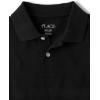 The Children’s Place Boys’ Uniform Short Sleeve Pique Polo(Black)