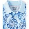The Children’s Place Boys’ Uniform Short Sleeve Pique Polo(Clear Sky)