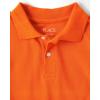 The Children’s Place Boys’ Uniform Short Sleeve Pique Polo(Flame)