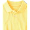The Children’s Place Boys’ Uniform Short Sleeve Pique Polo(New Yellow)