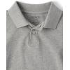 The Children’s Place Boys’ Uniform Short Sleeve Pique Polo(Smoke)