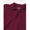 The Children’s Place Girls’ Long Sleeve Ruffle Pique Polo(Rubine Single)