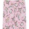 The Children’s Place Girls’ Long Sleeve Top and Pants Pajama Sets(Unicorn Sparkle Pink)