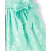 The Children’s Place Girls’ Short Sleeve Dressy Dresses(Mint Tea)