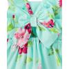 The Children’s Place Girls and Toddler Short Sleeve Fashion Dress(Mint Tea Tiered)