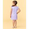 The Children’s Place Girls and Toddler Short Sleeve Fashion Dress(Petal Purple Lace)