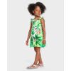 The Children’s Place Girls and Toddler Short Sleeve Fashion Dress(Tropical Renew Blue)