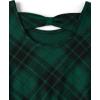 The Children’s Place Girls and Toddler Skater Dress, Long Sleeve(Green Plaid)