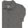 The Children’s Place baby-girls And Toddler Short Sleeve Ruffle Pique Polo(Dk Heather Gray Single)