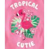 The Children’s Place baby-girls And Toddler Tank Top and Shorts 2 Piece Outfit Set(Tropical Cutie Flamingo)