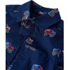 The Children’s Place boys Short Sleeve Button Up Shirt(America Monster Trucks)