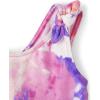 The Children’s Place,and Toddler Girls Short Sleeve Fashion Dress(Pink Tie Dye)