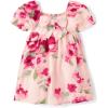 The Children’s Place,and Toddler Short Sleeve Dressy Dress(Crystal Pink)