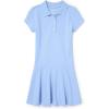 The Children’S Place Girls Short Sleeve Picque Polo Dress(Skyblue)