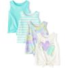The Children’s Place Baby-Girls and Toddler Tie Front Tank Tops(Purple Ribbon 4-pack)