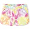 The Children’s Place Baby-Girls and Toddler Twill Pull on Shorts(Heart Tie Dye)