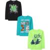 The Children’s Place Boys’ Gamer Long Sleeve Graphic T-Shirts,multipacks(Any Game Any Time 3-pack)