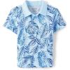 The Children’s Place Boys’ Uniform Short Sleeve Pique Polo(Clear Sky)
