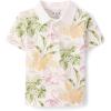 The Children’s Place Boys’ Uniform Short Sleeve Pique Polo(Hawaiian White)