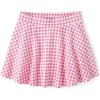The Children’s Place Girls’ Pull-On Everyday Skorts(Daisy Gingham)