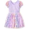 The Children’s Place Girls’ Short Sleeve Dressy Dresses(Loveable Flower Mesh)