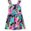 The Children’s Place Girls and Toddler Short Sleeve Fashion Dress(Bright Floral)