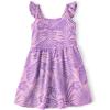 The Children’s Place Girls and Toddler Short Sleeve Fashion Dress(Lovely Lilac)