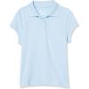 The Children’s Place baby-girls And Toddler Short Sleeve Ruffle Pique Polo(Daybreak)