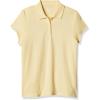 The Children’s Place baby-girls And Toddler Short Sleeve Ruffle Pique Polo(Pale Sun)