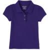 The Children’s Place baby-girls And Toddler Short Sleeve Ruffle Pique Polo(Regal Violet Single)