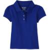 The Children’s Place baby-girls And Toddler Short Sleeve Ruffle Pique Polo(Renew Blue Single)