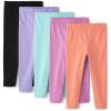 The Children’s Place,Girls,Assorted Everyday Capri Leggings(Solid 5-pack)