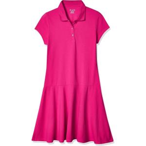 The Children’S Place Girls Short Sleeve Picque Polo Dress(Aurora Pink)