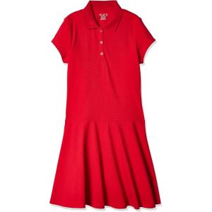 The Children’S Place Girls Short Sleeve Picque Polo Dress(Red)