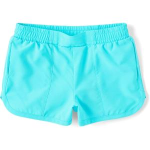 The Children’s Place Baby Girls’ and Toddler Active Quick Dry Lined Shorts(Time for Teal)