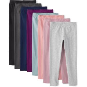 The Children’s Place Baby-Girls Assorted Solid Leggings(Solid Colors 8-pack)