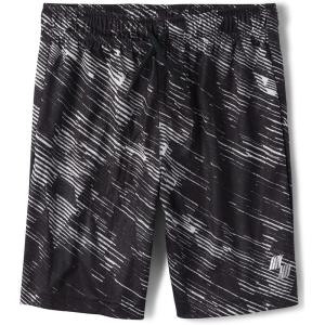 The Children’s Place Boys’ Performance Basketball Shorts(Black/White)