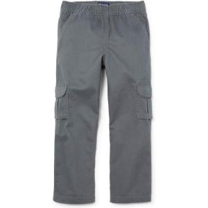 The Children’s Place Boys Pull on Cargo Pants(Gray Steel)