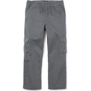 The Children’s Place Boys Pull on Cargo Pants(Gray Steel Single)
