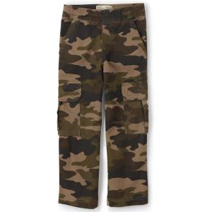 The Children’s Place Boys Pull on Cargo Pants(Olive Camo)