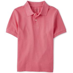 The Children’s Place Boys’ Uniform Short Sleeve Pique Polo(Astible)
