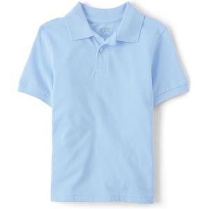 The Children’s Place Boys’ Uniform Short Sleeve Pique Polo(Brook)