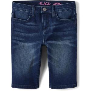 The Children’s Place Girls Twill Skimmer Shorts(Holly Wash)
