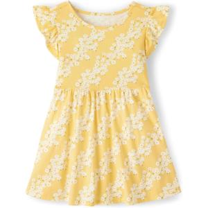 The Children’s Place Girls and Toddler Short Sleeve Fashion Dress(Daisy Babydoll)