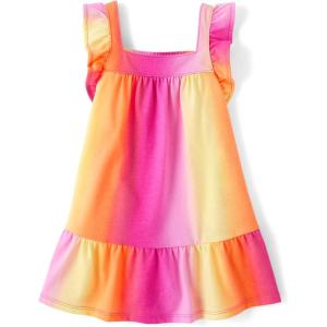 The Children’s Place Girls and Toddler Short Sleeve Fashion Dress(Pink Ombre)