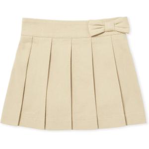 The Children’s Place Toddler Girls’ Uniform Bow Pleated Skort(Sandy Single)