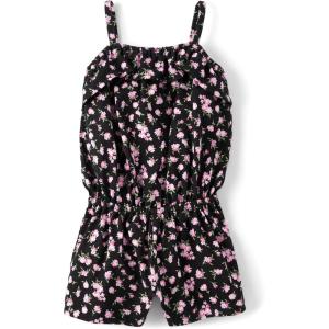 The Children’s Place baby-girls And Toddler Casual Sleeveless Shorts Romper(Tiaras Pink)