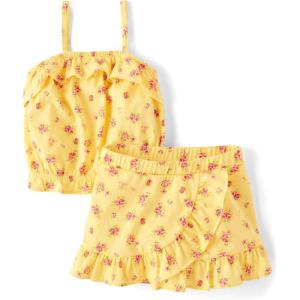 The Children’s Place baby-girls And Toddler Tank Top and Skort 2 Piece Outfit Set(Sun Valley)