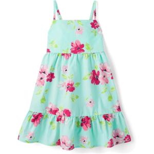 The Children’s Place,Girls,Casual Sleeveless Tiered Dresses,Mint Tea,Medium